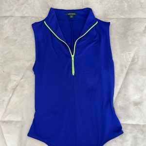 Blue tip up body suite 💙
